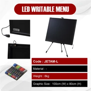 LED Writable Menu