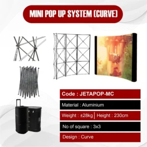 Mini Pop Up System (Curve)