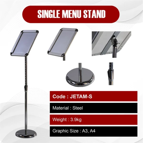 Single Menu Stand