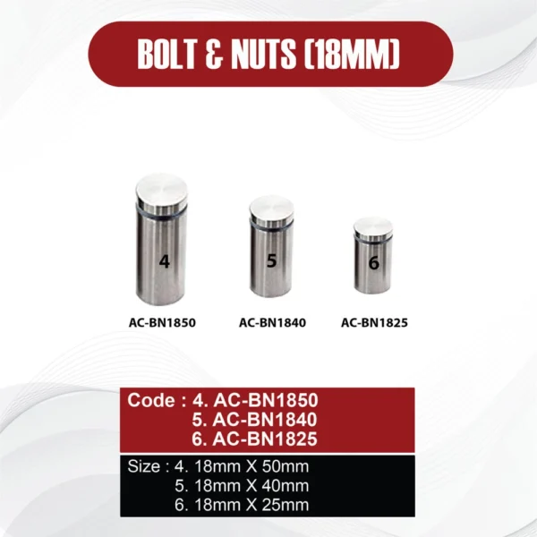 Bolt & Nuts (18mm)