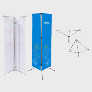 Acxus Jeta Triple Banner Stand