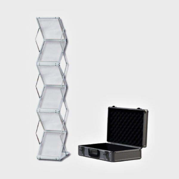 Acxus Jeta Zig Zag Brochure Stand Acrylic