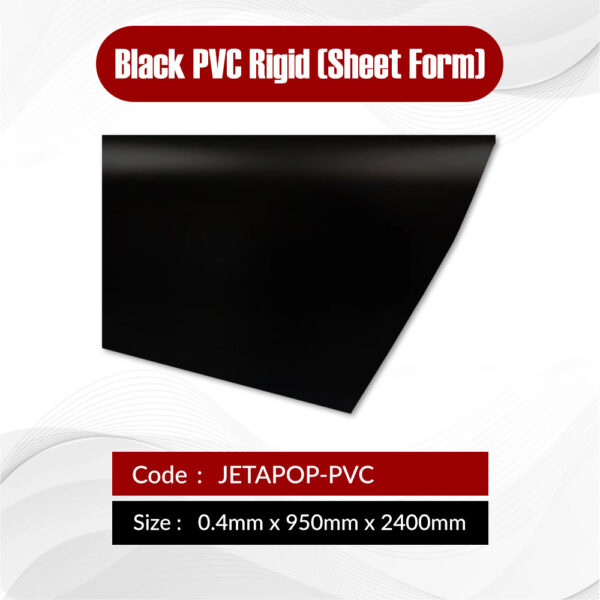 Black PVC Rigid (Sheet Form)