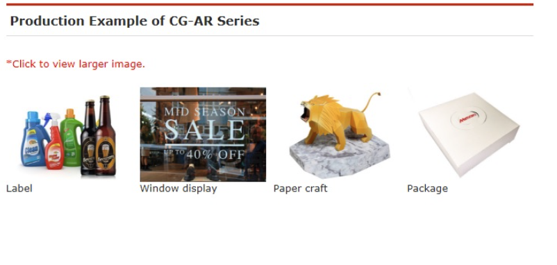 ar series product sample