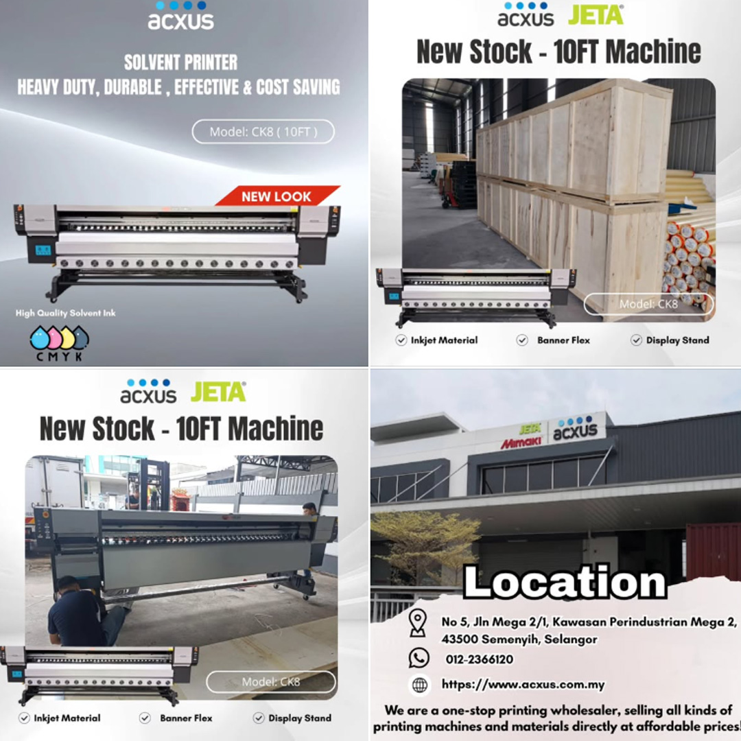 Acxus CK8 Solvent Printer