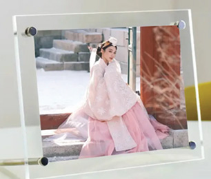 UV printed acrylic photo frame