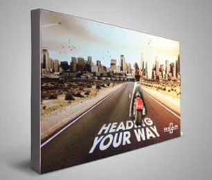 UV printed backlit light box panel